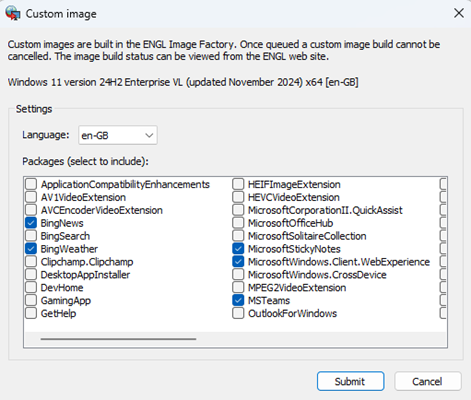 Image Service custom images